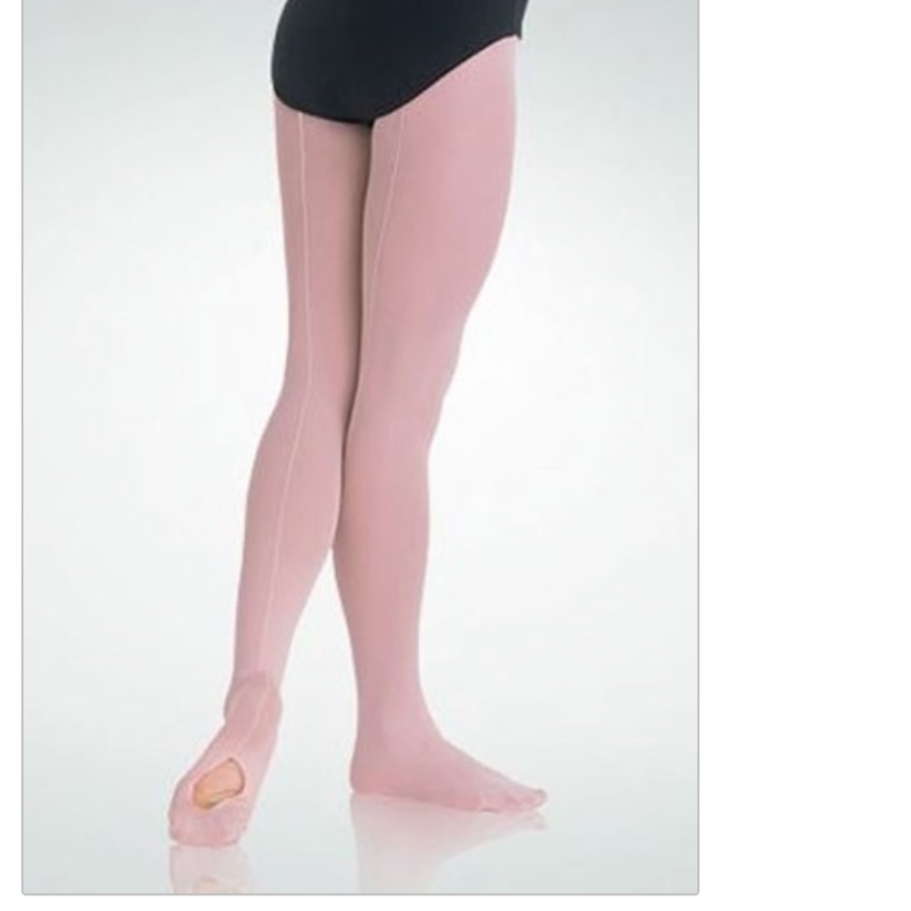 COPY - Body Wrappers pink transitional tights. Size medium and fairly long in l…